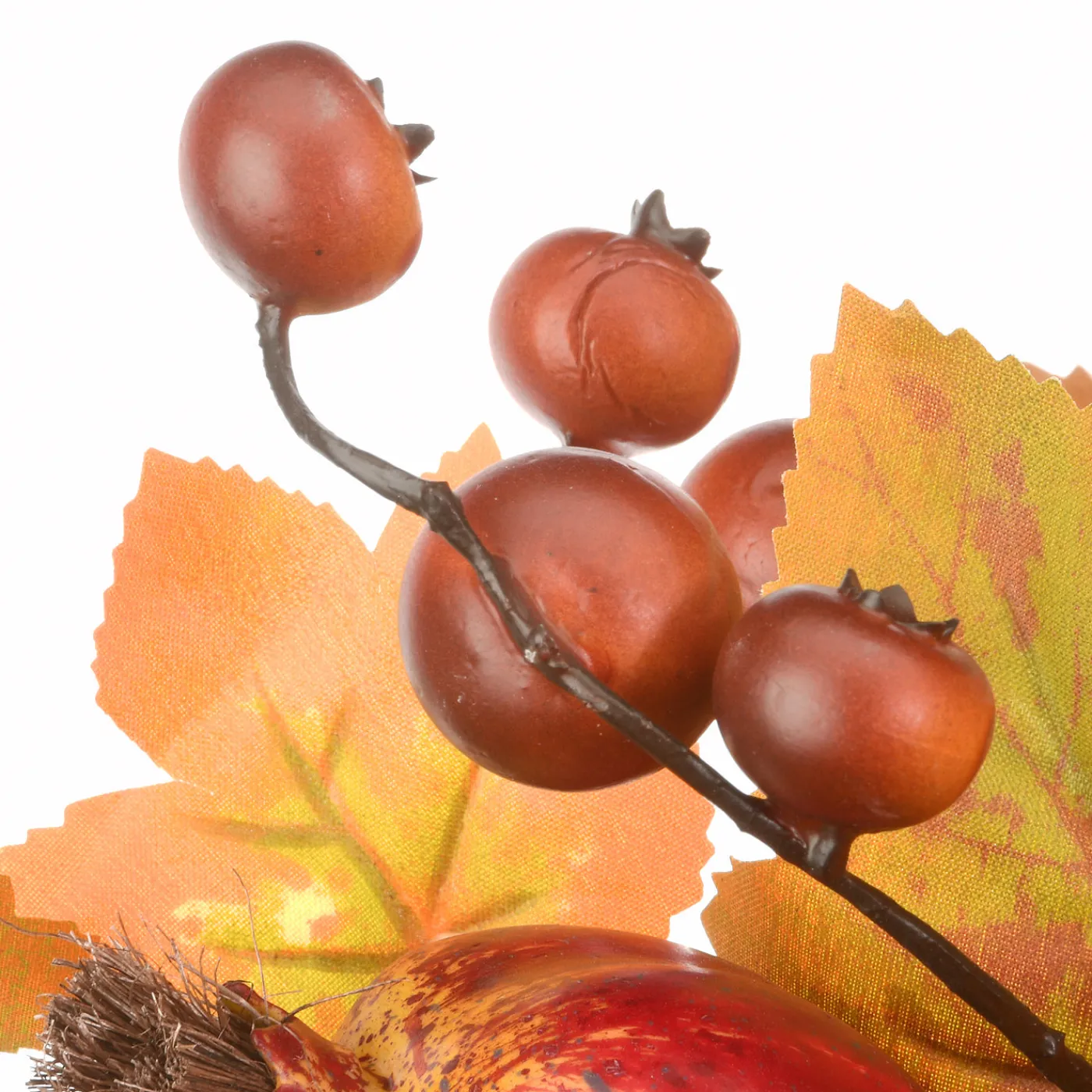 National Tree Company 30 in. 2-Piece Fall Door Corners with Maple Leaves, Pine Cones, Pomegranates, Berry Clusters