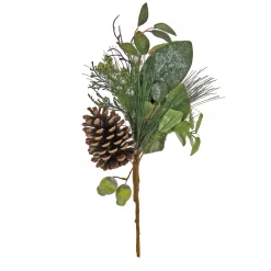 National Tree Company 19 in. Pine, Berry and Cone Plastic Pick
