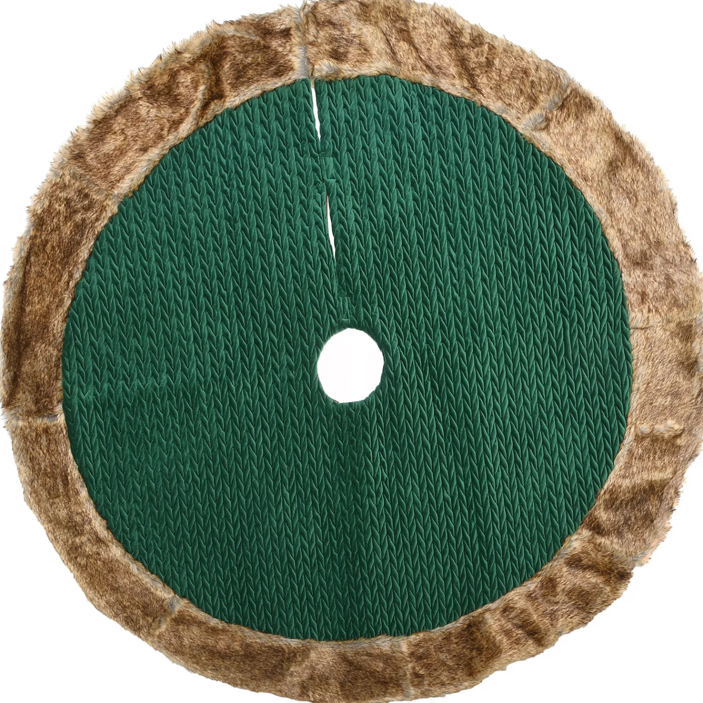National Tree Company 52 in. Rural Homestead Collection Quilted Tree Skirt