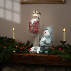 National Tree Company 20 in. Snowman Sending Mail