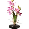 National Tree Company 10 in. Spring Pink Orchids Flower Pot
