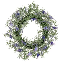 National Tree Company 19 in. Spring Wreath with Lavender and Rosemary