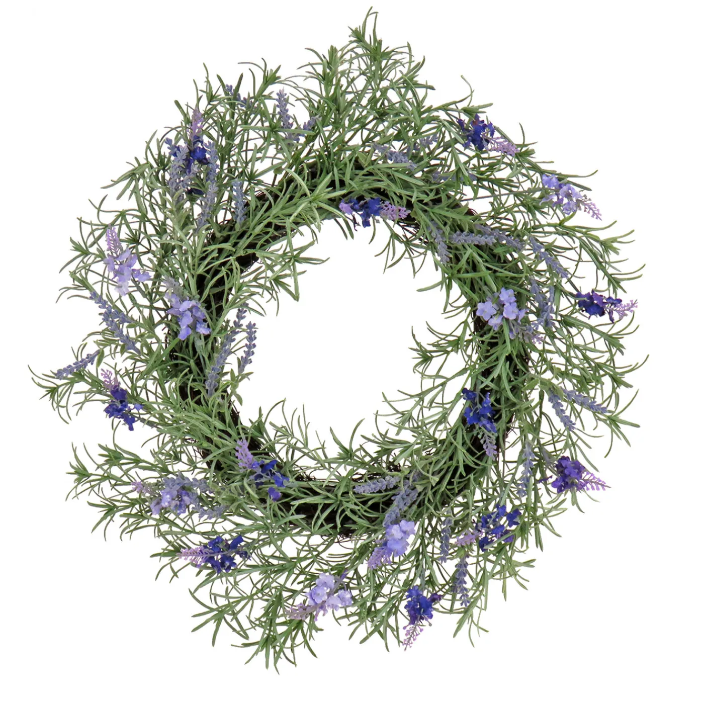 National Tree Company 19 in. Spring Wreath with Lavender and Rosemary