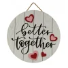 National Tree Company 12 in. Valentine's 'Better Together' Hanging Wall Decoration