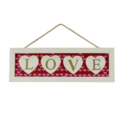 National Tree Company 16 in. Valentine's 'LOVE' Hanging Wall Decoration