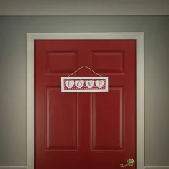 National Tree Company 16 in. Valentine's 'LOVE' Hanging Wall Decoration