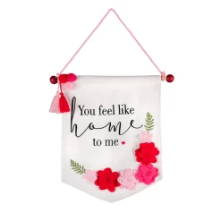National Tree Company 18.5 in. Valentine's 'You Feel Like Home' Banner
