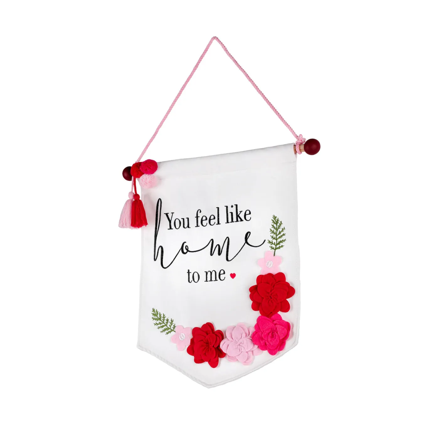 National Tree Company 18.5 in. Valentine's 'You Feel Like Home' Banner