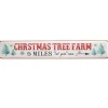National Tree Company 47 in. Vintage Tree Farm Wall Sign