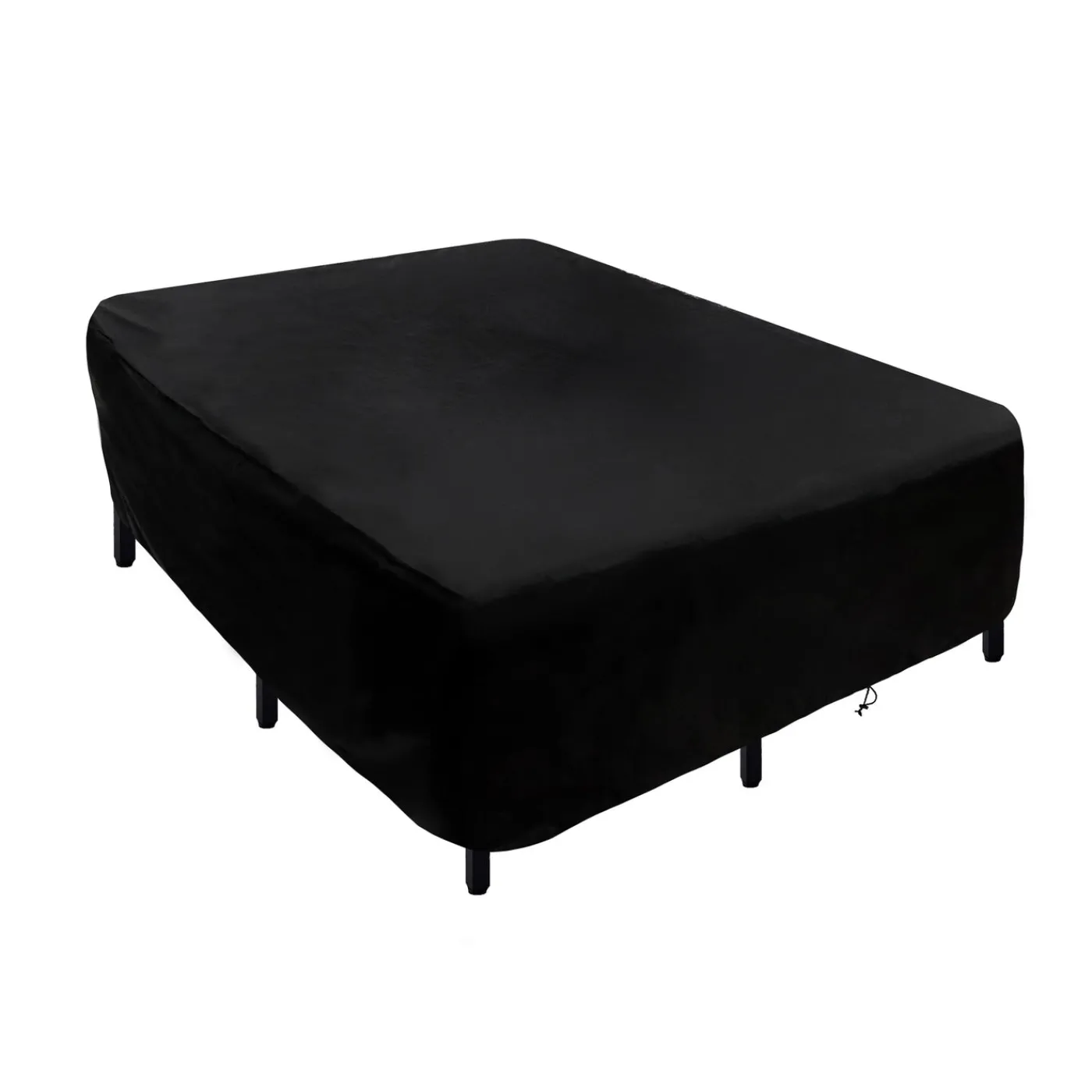 National Tree Company 76 in. Waterproof Patio Furniture Cover with Rope and Metal Buckles