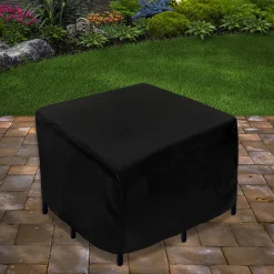 National Tree Company 43 in. Waterproof Patio Furniture Cover with Rope and Metal Buckles