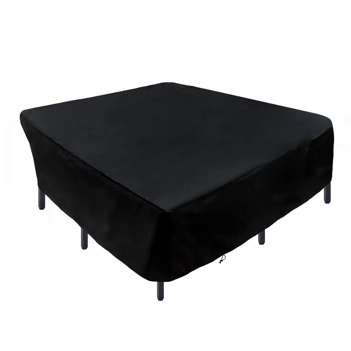 National Tree Company 96 in. Waterproof Patio Furniture Cover with Rope and Metal Buckles