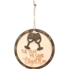 National Tree Company 2021 "The Year We Came Together" Wood Christmas Ornament with Hanging Loop, 3 in