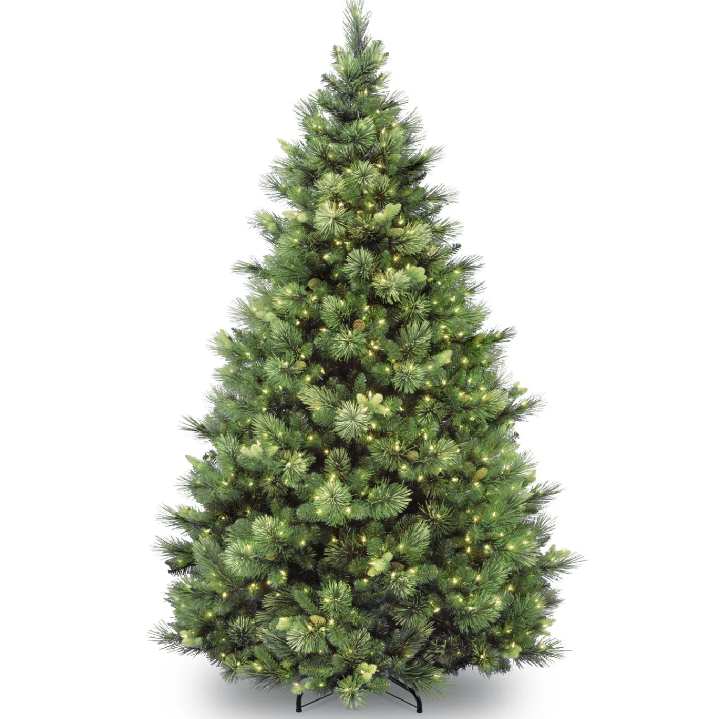 National Tree Company 9ft. Pre-Lit Carolina Pine Tree with Clear Lights with 900 Clear Lights