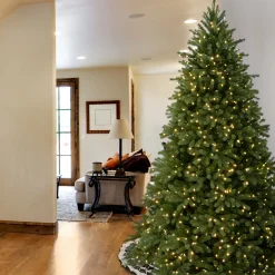 National Tree Company 9ft. Pre-Lit Jersey Fraser Fir Tree with Clear Lights