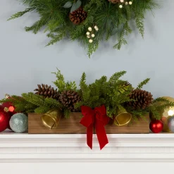 National Tree Company 27in. Christmas Bells Centerpiece