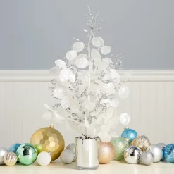 National Tree Company 26in. White Frost White Tabletop Tree