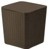 National Tree Company 43L Capacity Arendal Collection Wicker Texture All-Weather Storage Box