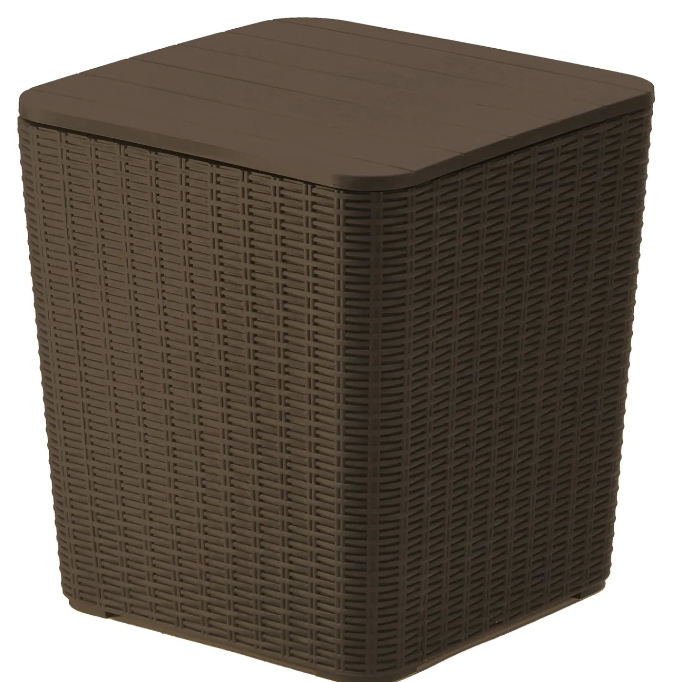 National Tree Company 43L Capacity Arendal Collection Wicker Texture All-Weather Storage Box