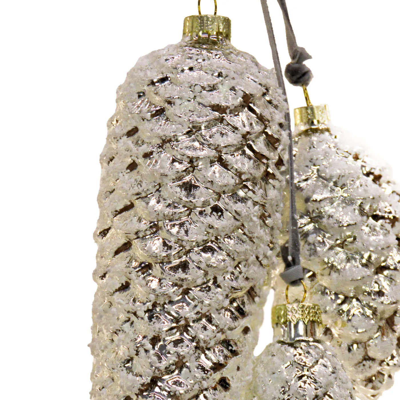 National Tree Company 2-Piece HGTV Home Collection Pinecone Cluster Ornaments