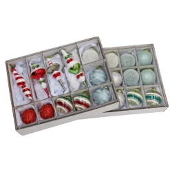 National Tree Company 24-Piece HGTV Home Collection Nostalgic Traditions Ornaments