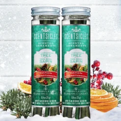 National Tree Company Scented Ornaments, 2- Pack- 6ct Bottle, O Christmas Tree, Fragrance-Infused Paper Sticks
