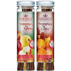 National Tree Company Scentsicles, 6pc Stick, Autumn 'n Apples & Pumpkin 'n Cider- 2 Pack