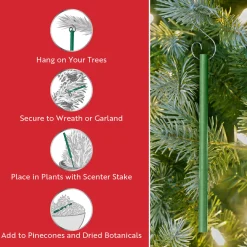 National Tree Company Scentsicles, 6pc Stick, Snowberry Pine - 2 Pack