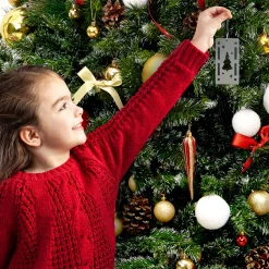 National Tree Company Scentsicles Trio Ornament Set of 3 and White Winter Fir Bottle of 6 Sticks