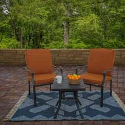National Tree Company 4x6 ft. Indigo Blue Hand Woven Outdoor Rug