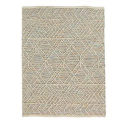 National Tree Company 5x7 ft.Multicolor Hand Woven Outdoor Rug